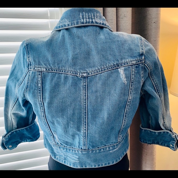 Blue jean jacket by UB Jeans crop size small - Picture 7 of 8